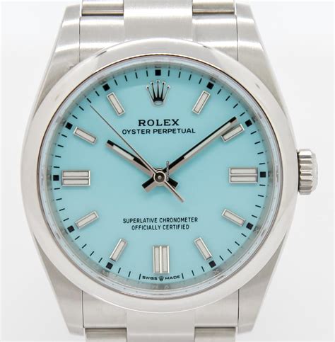 rolex oyster perpetual türkis